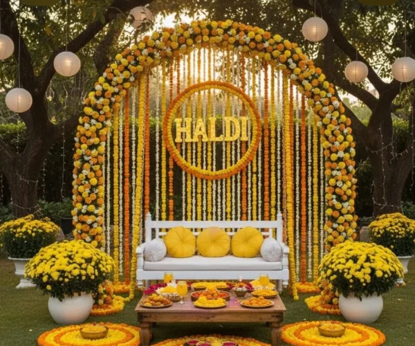 Haldi Decoration in kolkata